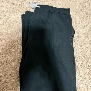 Dark Matte Textured Joggers with Elastic Waistband